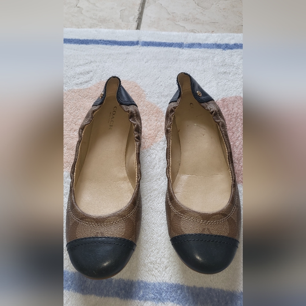 Coach ballet flats